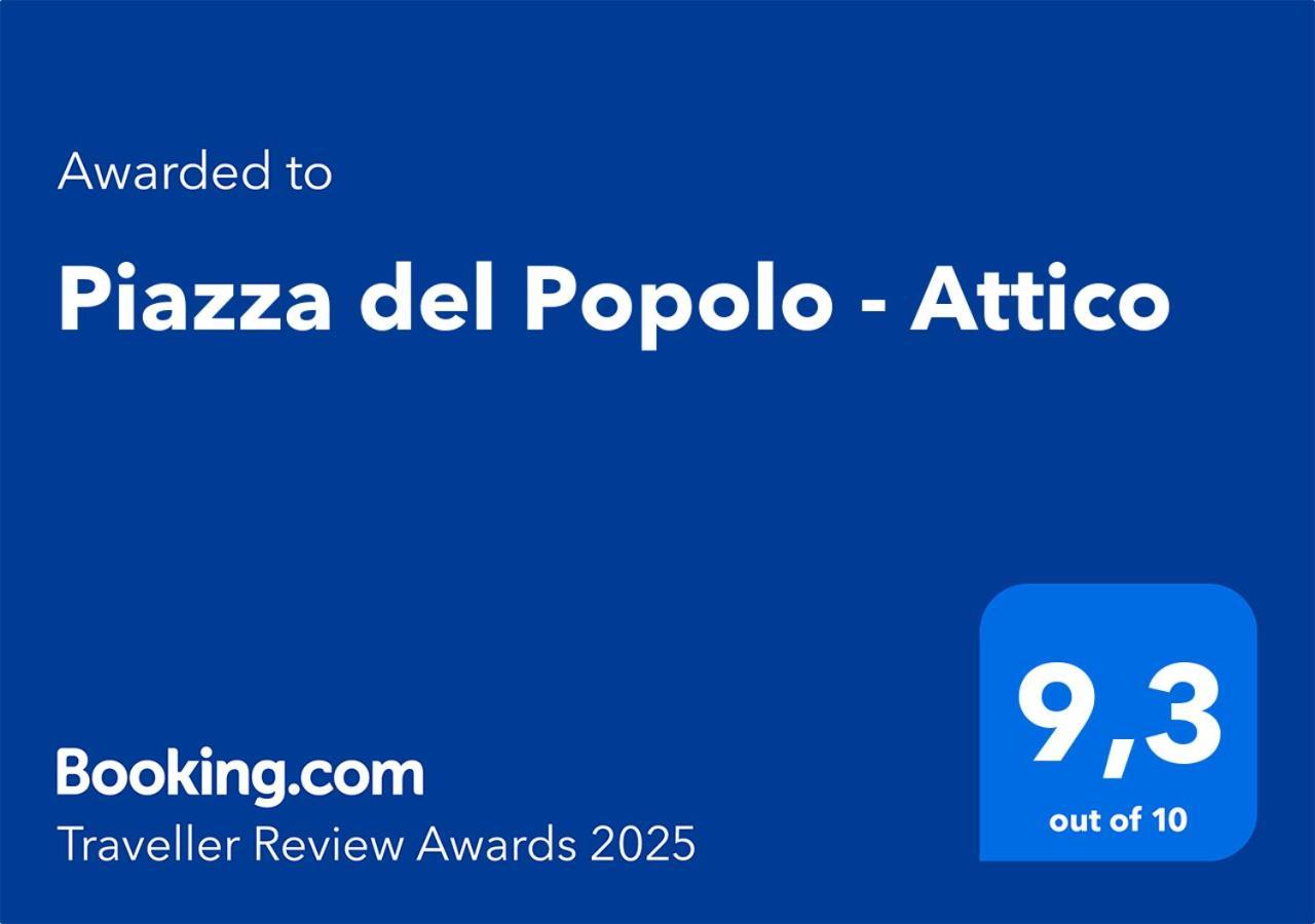 Piazza Del Popolo - Attico Apartment โรม ภายนอก รูปภาพ
